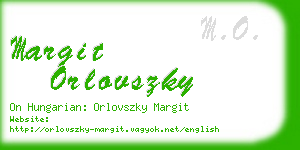 margit orlovszky business card